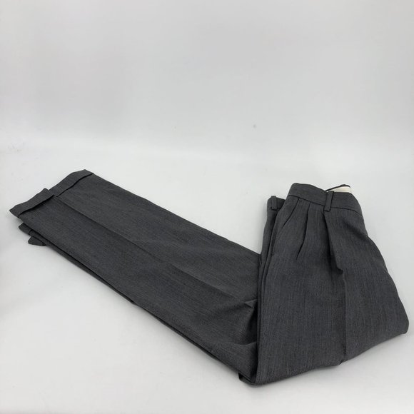 Pronto Uomo Gray Straight Dress Pants | Made in South Korea - Picture 2 of 6